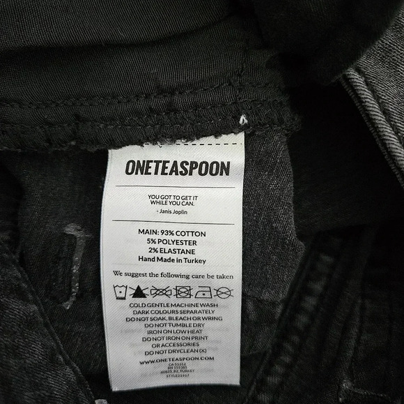 2020 mini skirt in black swan size 22 one teaspoon NWT - Picture 6 of 7